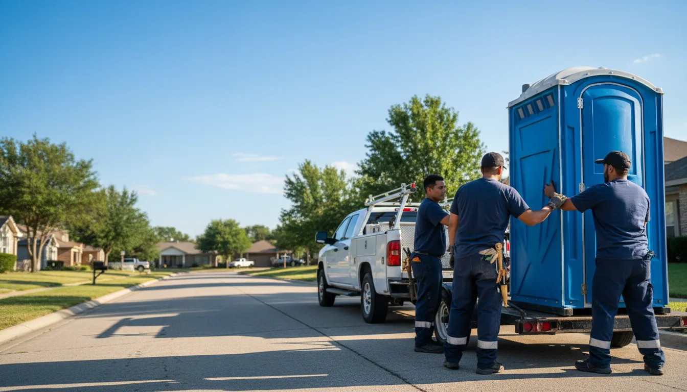 Portable Toilet Rental in Delhi, LA near me